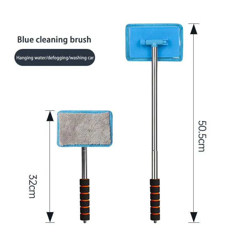Car Front Windshield Defogging Brush Telescopic Long handle Car Household Glass Clean Brushes Dust Remover Tool 2025 New