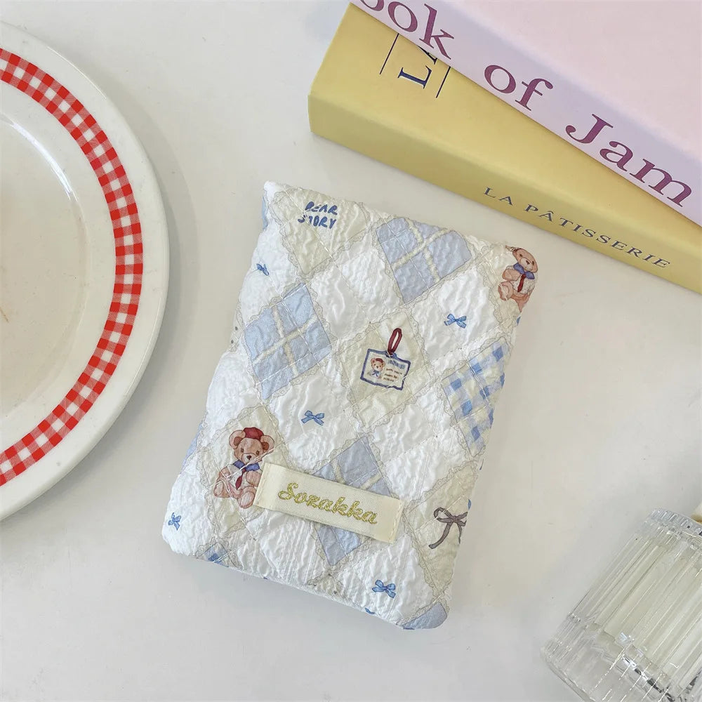 Cute Cartoon Flower Passport Cover for Women Multifunctional Polyester Travel Accessories Holder Passport Cover Women Luxury