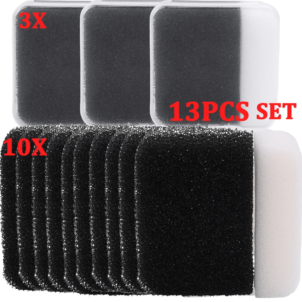 13PCS Makeup Brush Cleaner Sponge Set Portable Dry Eye Shadow Wash Beauty Tools Brushes Cleaning Box Sponge Puff Cleaner women