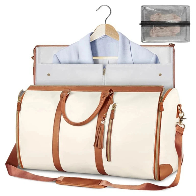 Buylor Foldable Suitbag Waterproof Clothes Totes Large Capacity Travel Duffle Bags Women's Handbag Outdoor Fitness Bags Gym Bag