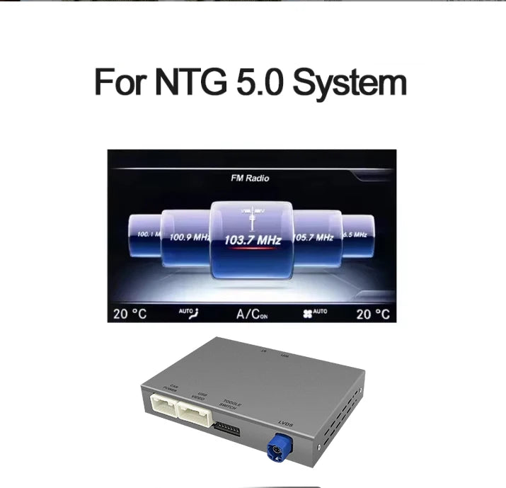 Wireless CarPlay Android Auto For Mercedes Benz E-Class W212 E300 E350 Coupe NTG4.5 5.0 2012-2016 with Mirror Link AirPlay