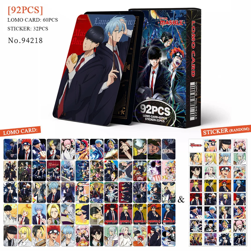 30-92Pcs/Set Anime Card Lomo Card Mini Sticker Print Pictures Postcard Games Card Fans Collection Cards Gifts