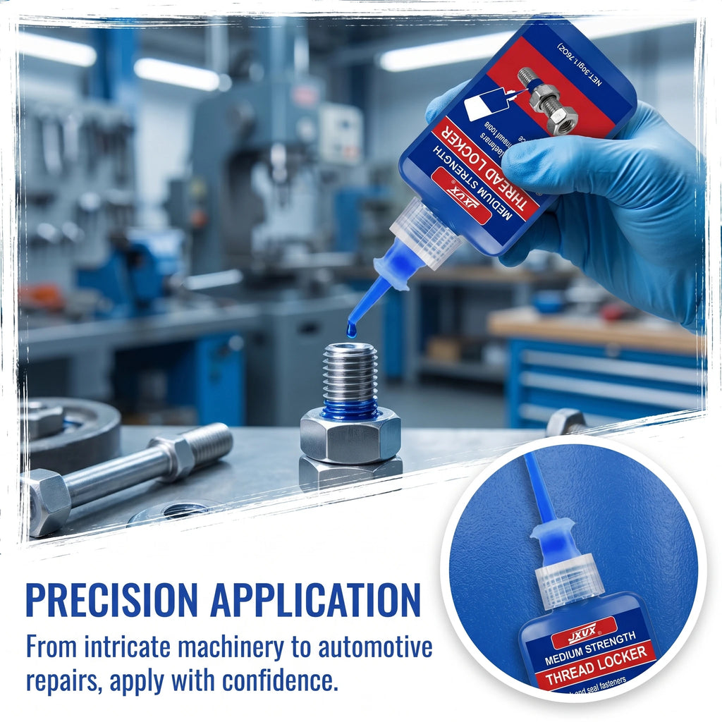 New 50ml Screw Glue, Fast Curing Thread Fixing Agent, Anaerobic Adhesive, Corrosion Resistant, Anti-Shedding, Medium Strength Blue Thread Fixer