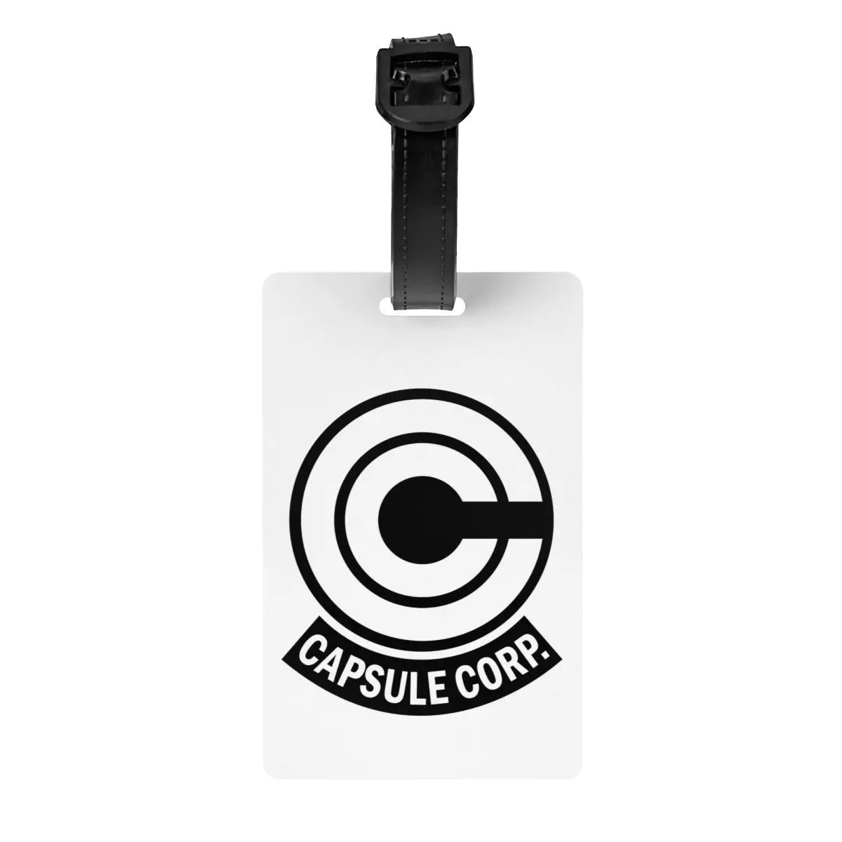 Custom Capsule Corp. Luggage Tag With Name Card Privacy Cover ID Label for Travel Bag Suitcase