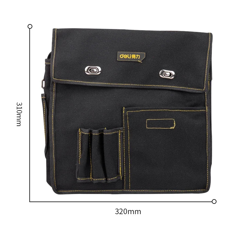 1 Pcs Canvas Tools Organizer Bag Multi-Pocket Waist Pack Screwdriver Utility Kit Holder Tools Bag Electrician Tool Storage Bags