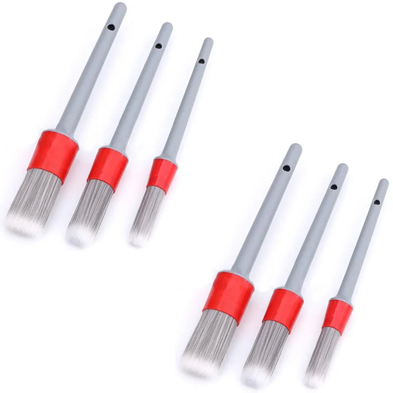 3/6/9PCS Car Detailing Brush Super Soft Auto Interior Detail Brush With Synthetic Bristles Car Dash Duster Brush Accessories
