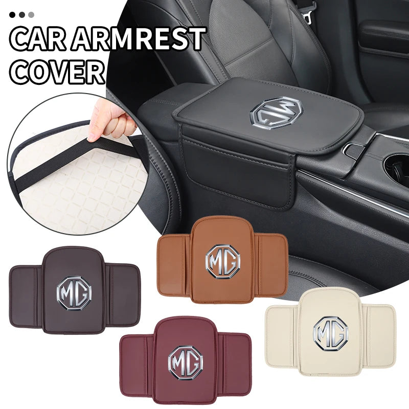 Car Armrest Box Pad Console Protector Armrest Storage Mat Accessories For Morris Garages MG 3 5 6 7 HS ZS GS Hector TF GT ZR RX5