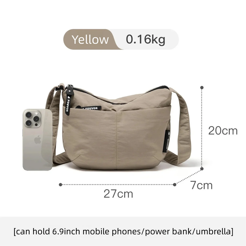 Fouvor Lightweight Crossbody Bags 2025 Trend Commuter Casual Waterproof Dumpling Bags Outdoor Sports Shoulder Bag Female 3043-10