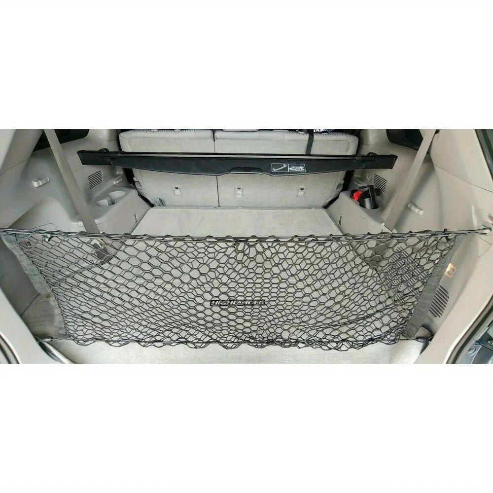 1PC Cargo Net with Fixing Hooks Adjustable Elastic Net for The Trunks of SUVs Cars and Trucks Car Trunk Interior Accessories