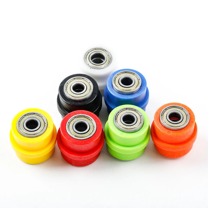 8mm 10mm Drive Chain Roller Pulley Wheel Slider Tensioner Wheel Guide Motorcycle  For Enduro Motocross PIT Dirt Bike ATV CRF XR