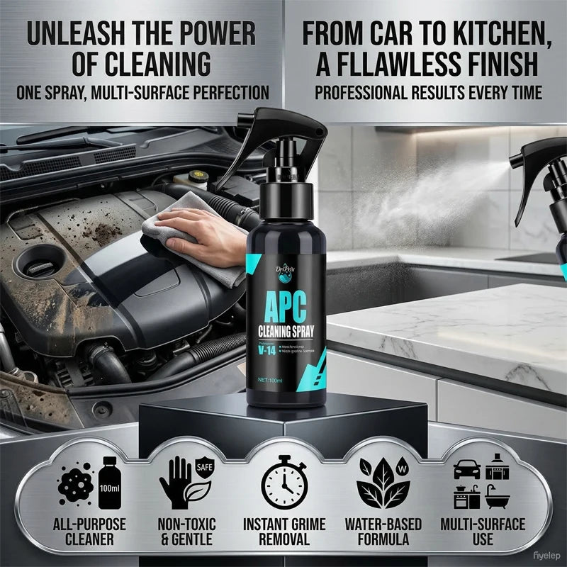 Automotive Neutral pH All-Purpose Cleaner (APC) - For Interior & Exterior, Engine Bay Degreasing, Tire & Wheel Cleaning
