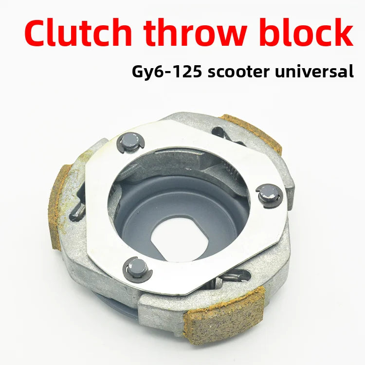 Applicable to Guangyang GY6125 front and rear belt pulley assembly 150 driven wheel clutch release block driving disc.