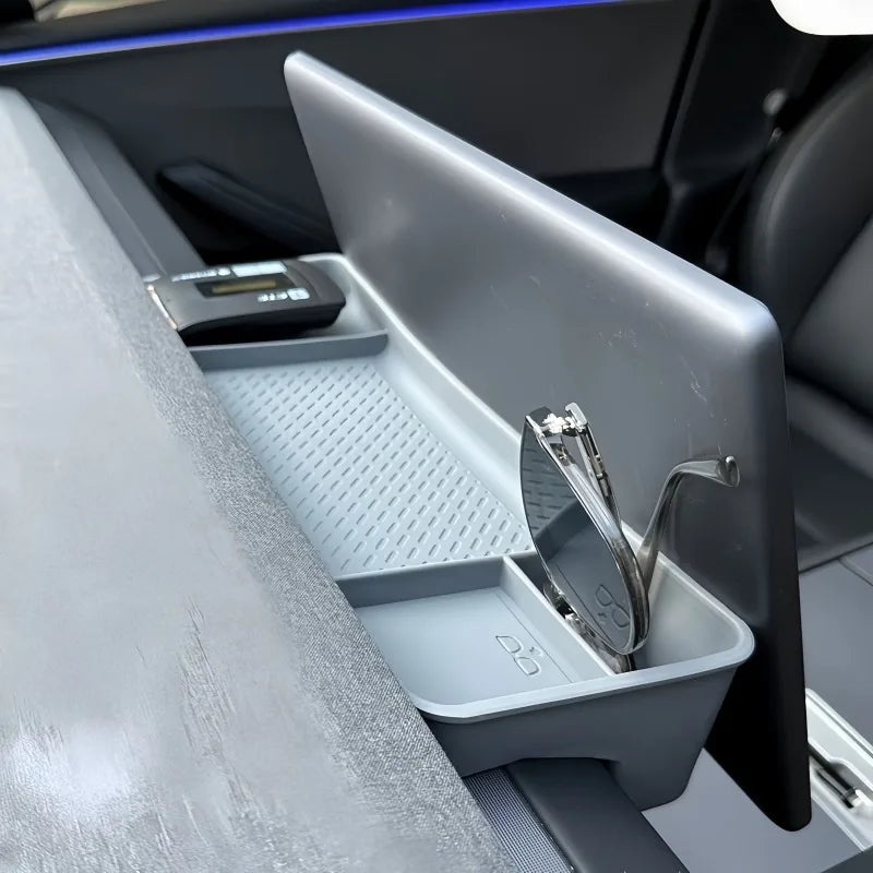 For Tesla Model YL/Model 3 Highland/Model Y Juniper 2025+ High Quality Durable Silicone Console Phone ETC Storage Tray Organizer