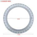 Stainless Steel Lathe Dial Disc 360 Degree Disc Universal Measuring Disc (Diameter:70 110 120 130 90 120 170 190 200MM)