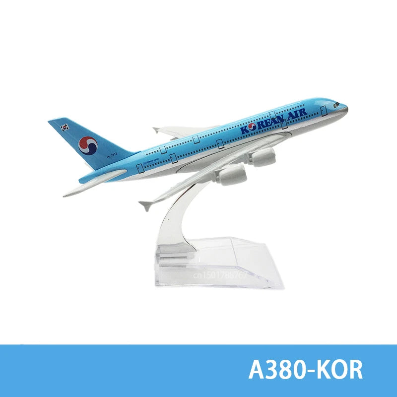 6Inch 15CM A380 A350 A330 A320 Concorde Diecast Airplane Model For Gift Collection
