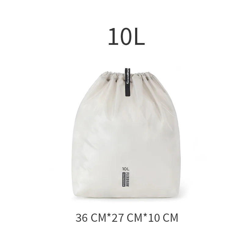 Large Capacity Waterproof Storage Bag for Clothes Travel Organizer Pouch with Multiple Pockets for Outdoor Hiking Camping