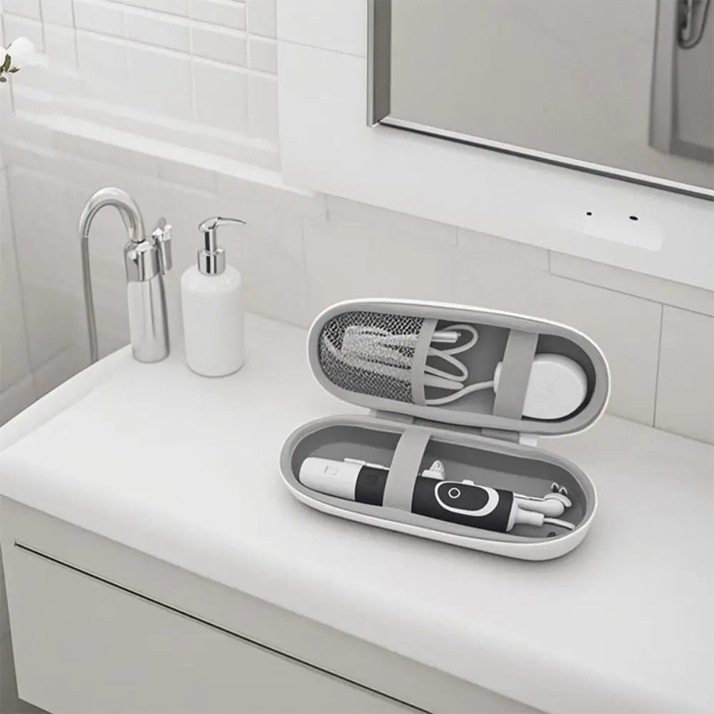 Simple Travel Toothbrush Box Portable Compact Toothbrush Protect Cover Hard Shell Waterproof Toothbrush Storage Box