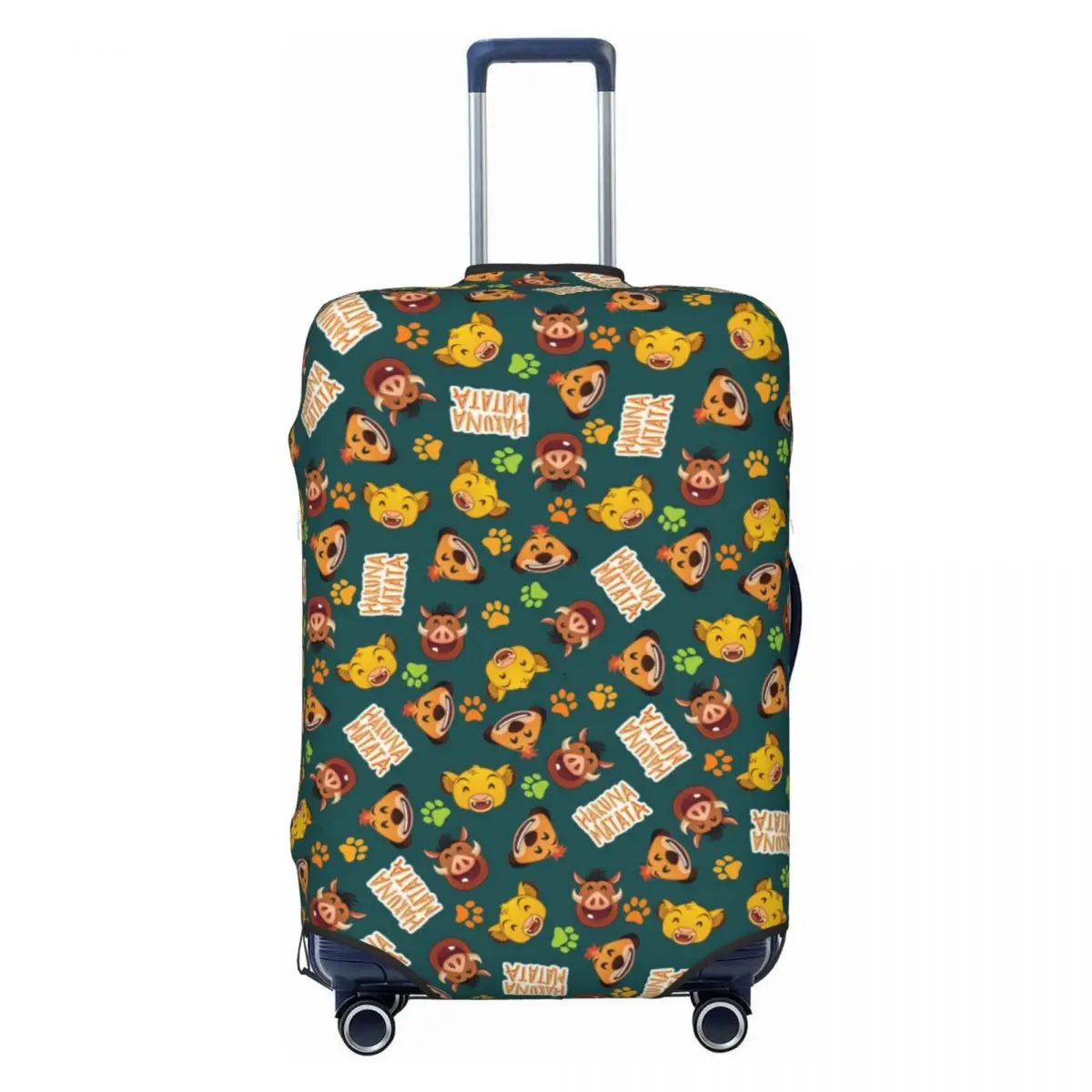 Custom The Lion Cartoon K-Kings Simba Luggage Cover Fashion Suitcase Protector Covers Suit For 18-32 inch
