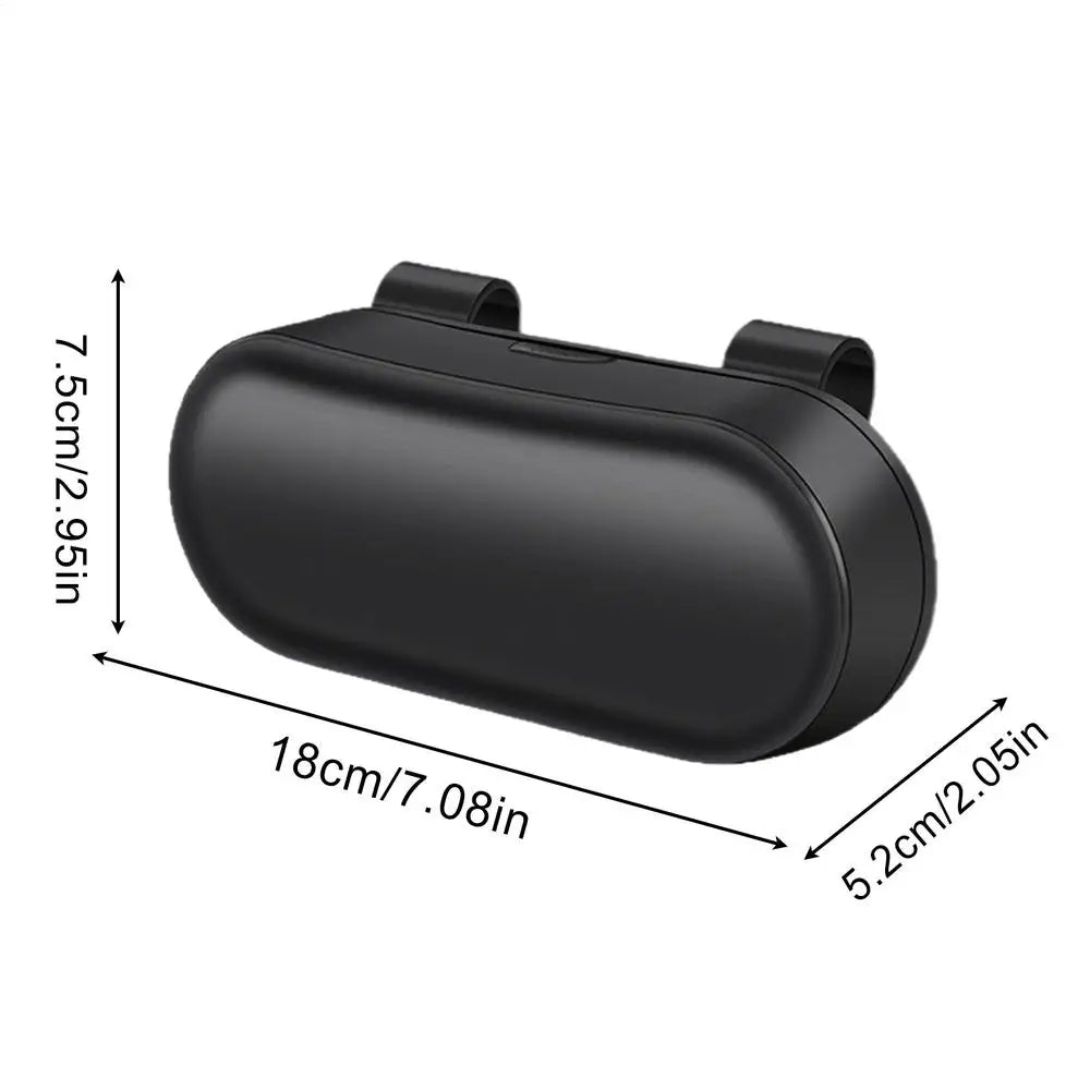 Universal Car Visor Clip Sunglass Holder Anti-Scratch Auto Organizer for Driving, Vehicle Glasses Storage Accessory