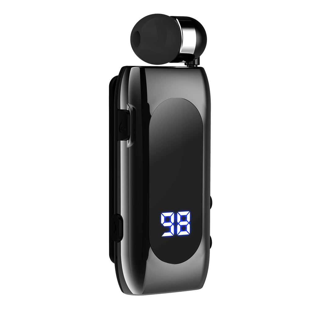K55 Lavalier Business Cuffie Bluetooth 5.2 Tempo di conversazione/musica 20 ore, display digitale a LED, auricolari wireless con