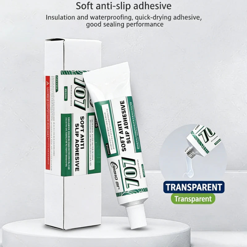 NEW Anti-Slip Sock Glue - 30ML, Versatile Shoe and Sock Grip Enhancer, Long-Lasting and Fast-Drying, Ideal for Active Use