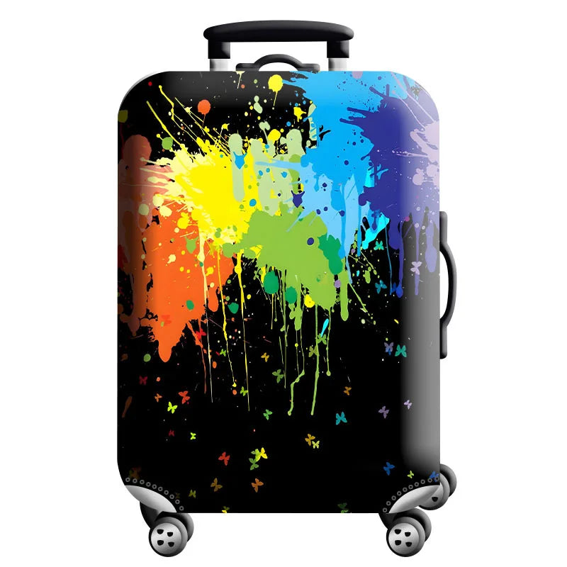Thick Elastic Luggage Protective Cover Zipper Suit For 18-32 inch Bag Suitcase Covers Trolley Cover Travel Practical Accessories
