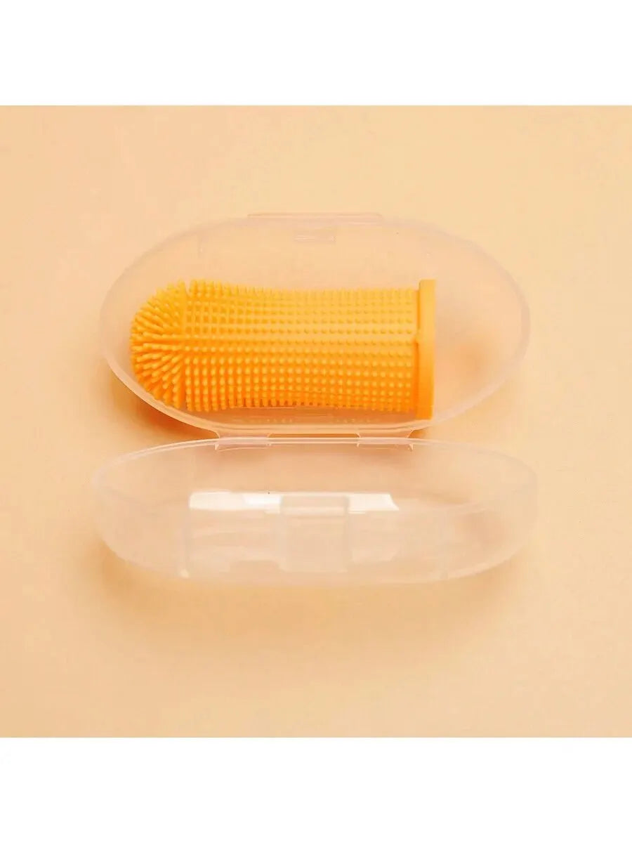 ToothbrushesSilicone Bristles Pet Finger Toothbrush Cleaning Products for Cats and DogsOral Cleaning