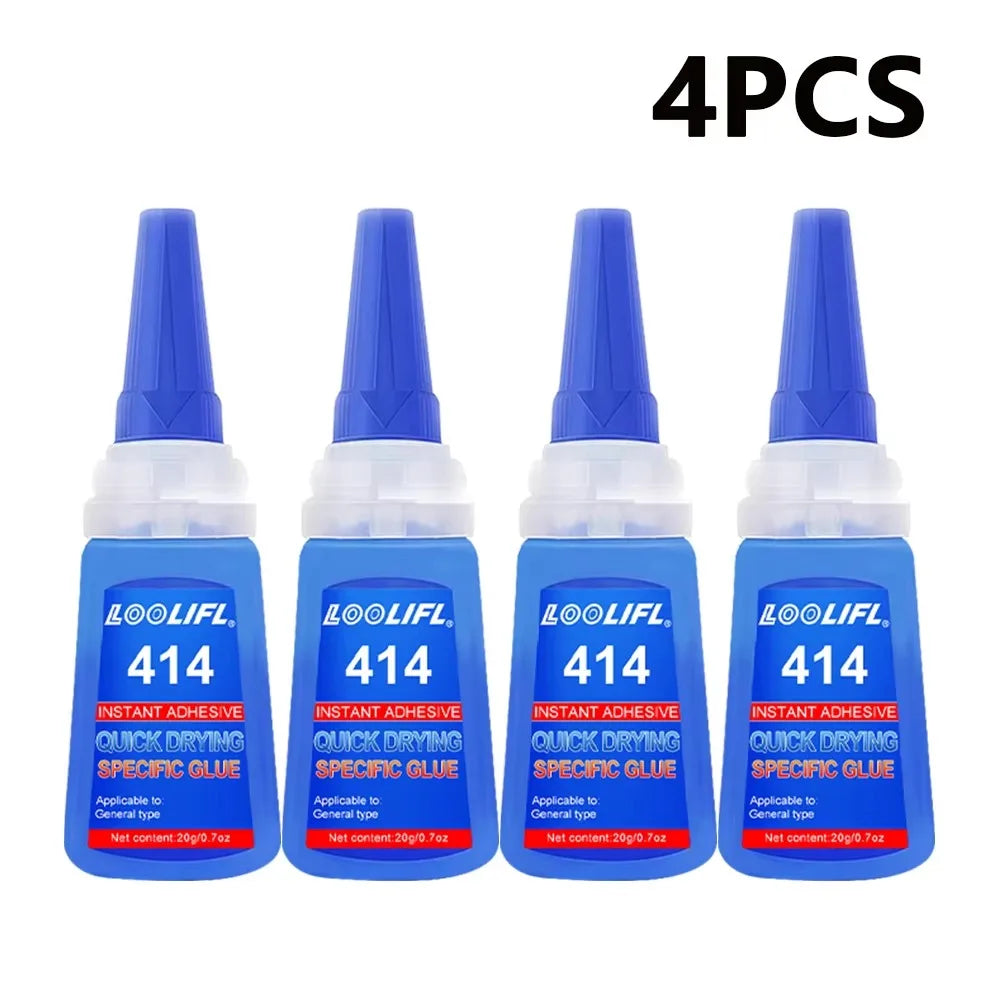 Strong Nail Art Adhesive Glue for Press on Nails False Tips Rhinestone Pearl Metal Chain Decoration, Quick Dry DIY Manicure Glue