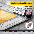 200/300/500mm Digital Angle Ruler Detector Scale Suitable for Woodworking Measurement Tools High Accuracy Mutifunction Tools