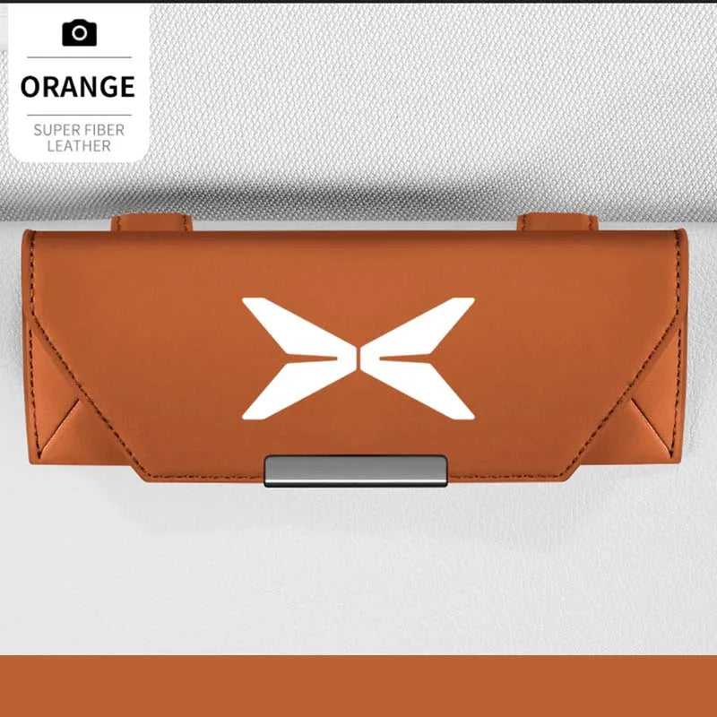 For Xpeng xiaopeng G9 G6 P5 X9 P9 P7 P7i P8 G3 G3i MONA M03 Accessories Parts Car Visor Sunglasses Glasses Holder Case Clip Box