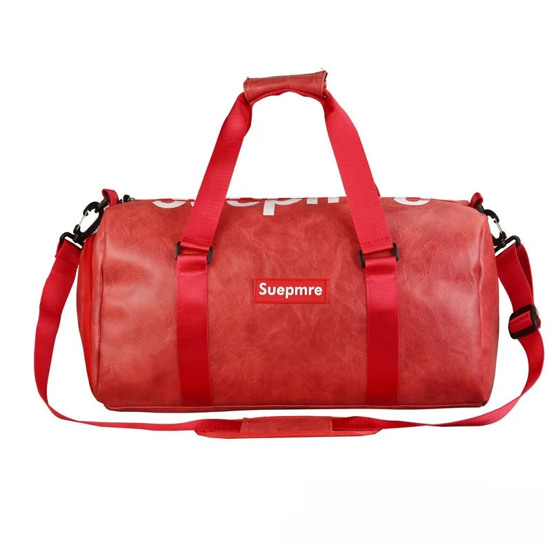 Multifunctional Fitness Yoga Bag Women's Short Trip Bag Expandable Suitcase Handle Dry Wet Separation Sports Bag