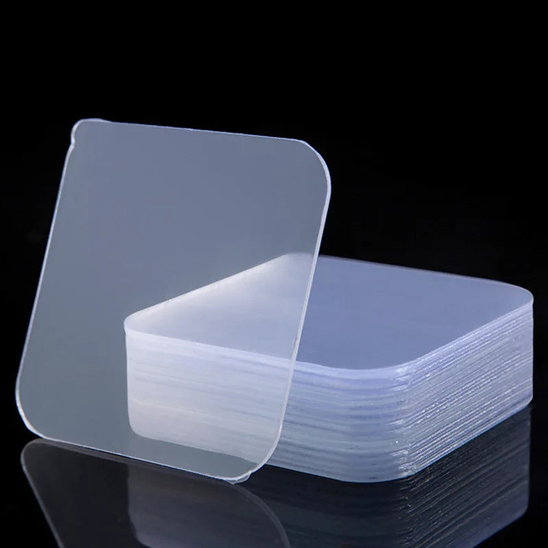 Square Transparent Double-Sided Tape - Strong, Removable & Waterproof Adhesive for Wall HooksHalloweenandChristmasDecoration