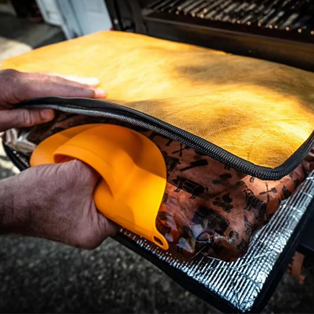 BBQ Blanket for Resting Meat 21in Barbecue Blanket BBQ Meat Blanket BBQ Accessories for Large Brisket/Beef/Turkey Gifts for Men
