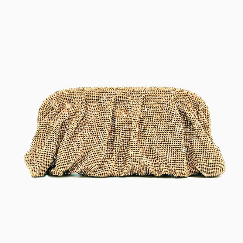XMESSUN New Diamonds Evening Clutch Bag for Women,Fashion Designer Wedding Party Pouch Bag Lady Chain Shoulder Crossbody Bag