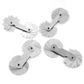 4PCS Stainless Steel Radius Gauge R0.3-1.5/ R1-6.5/ R7-14.5/ R15-25 Radius Measuring Tool Convex Gauge