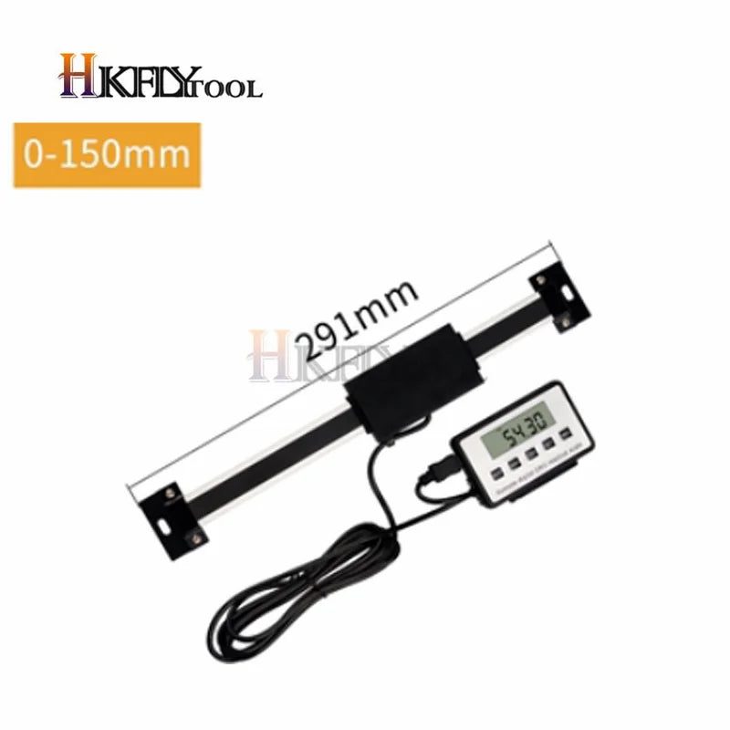 0-150/200/300/400/500mm 0.01 mm DRO Magnetic Remote Digital Readout Digital Linear Scale External Display Measuring Tool