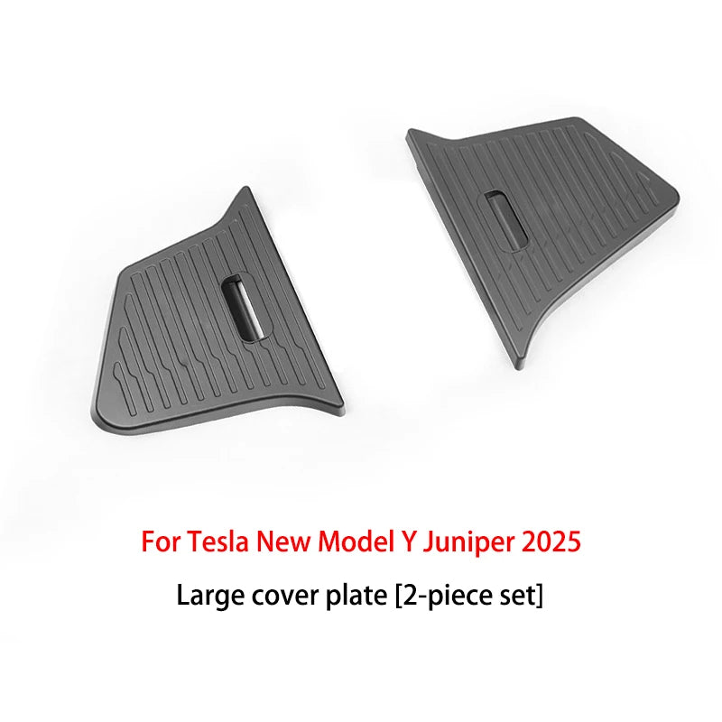 FutCarter For Tesla Model Y Juniper 2025+TPE Car Trunk Side Storage Box New Cover Mat Partition Board Stowing Space Decoration