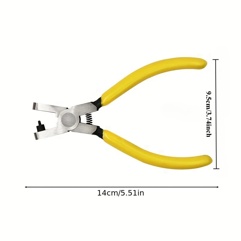 A universal hand strap watch with puncher, punching tool hole pliers 2.0mm, ideal for gift giving