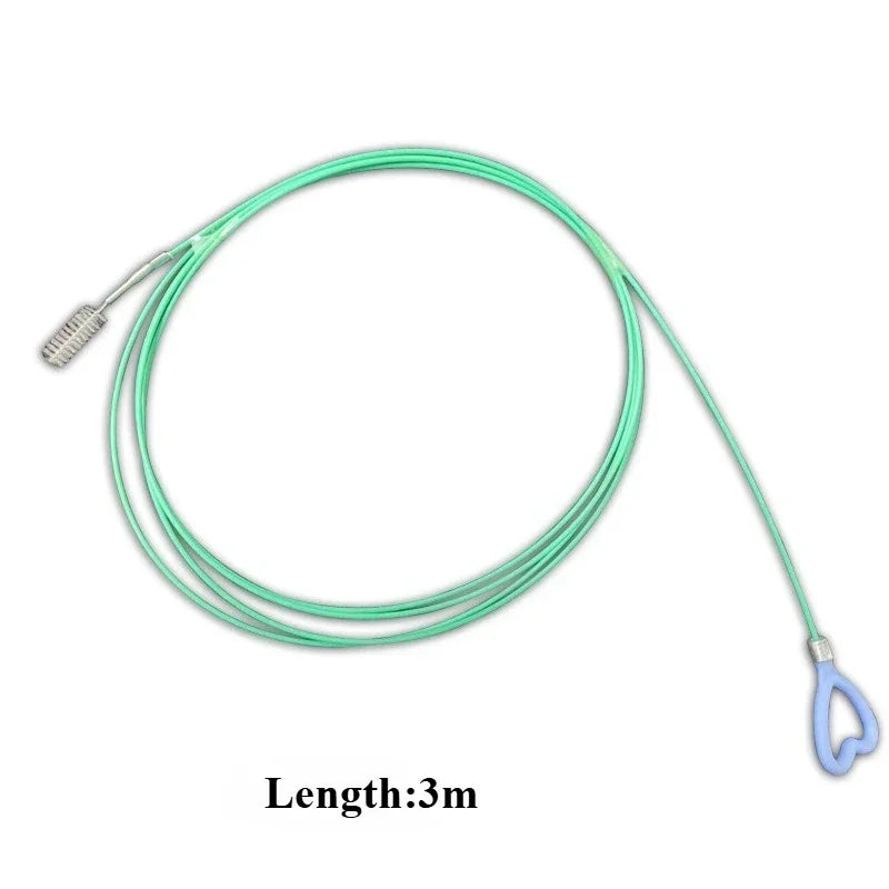 3m/5m Hole Clog Brush Long Hoses Cleaning Tool Drain Pipe Cleaner Car Drain Dredge Cleaning Brush Auto Sunroof Drain