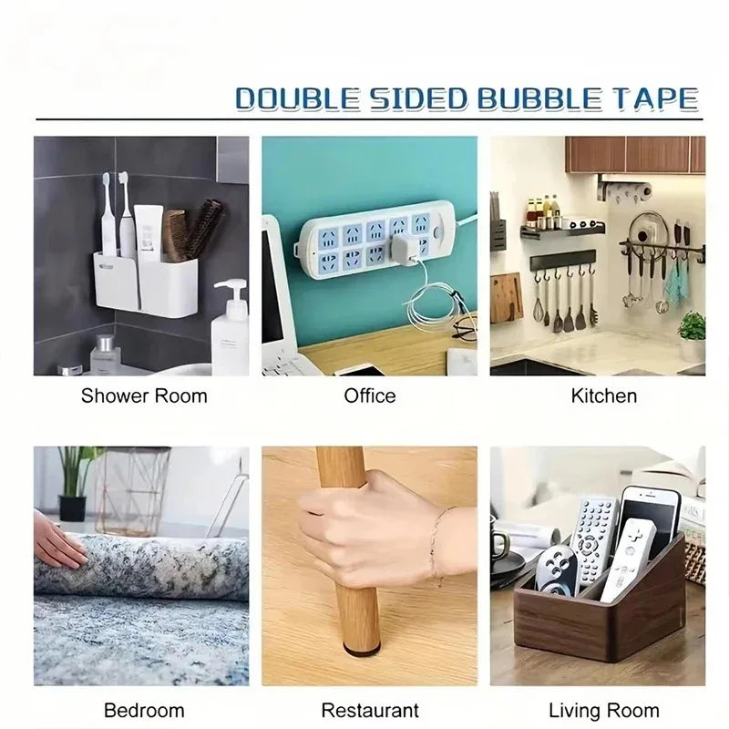 Strong Double-sided Tape Set Without Trace Thickened EVA Foam Adhesive Stickers Fixed Wall Sponge Adhesive Car Special Patches