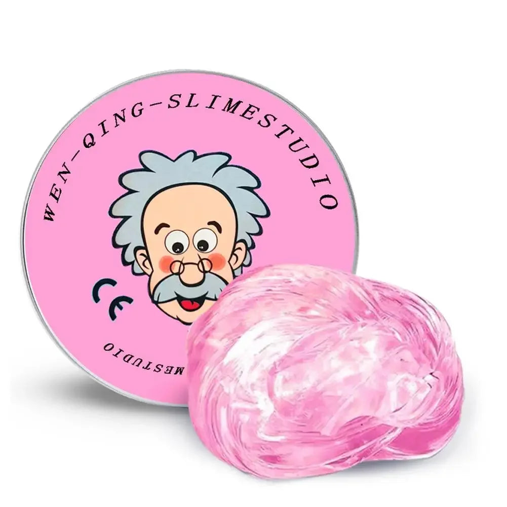 Stress Relief Squeeze Blind Box Old Man Liquid Squishy Transparent Crystal Slime Fluffy Foam Putty Kids Safe Bouncy Color Slime