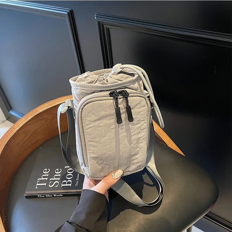 Trendy Waterproof Crossbody Bag for Yoga Running Sports Outdoor Portable Bottle Phone Shoulder Pack