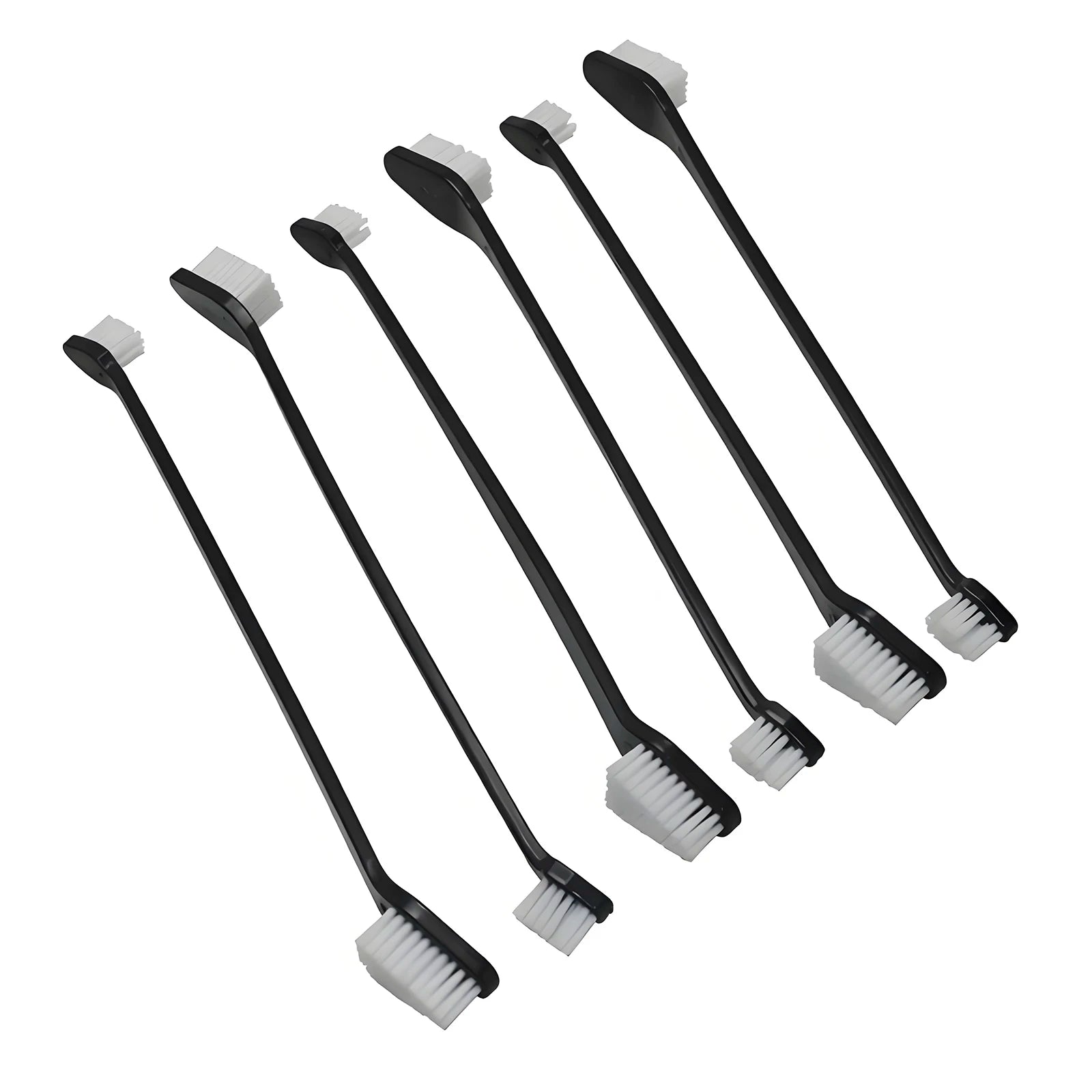 1~10 Pcs Car Double-head Detail Brush Hard Burrs Tire Wheel Brush Car Cleaning Crevice Brush Car Cleaning Tools