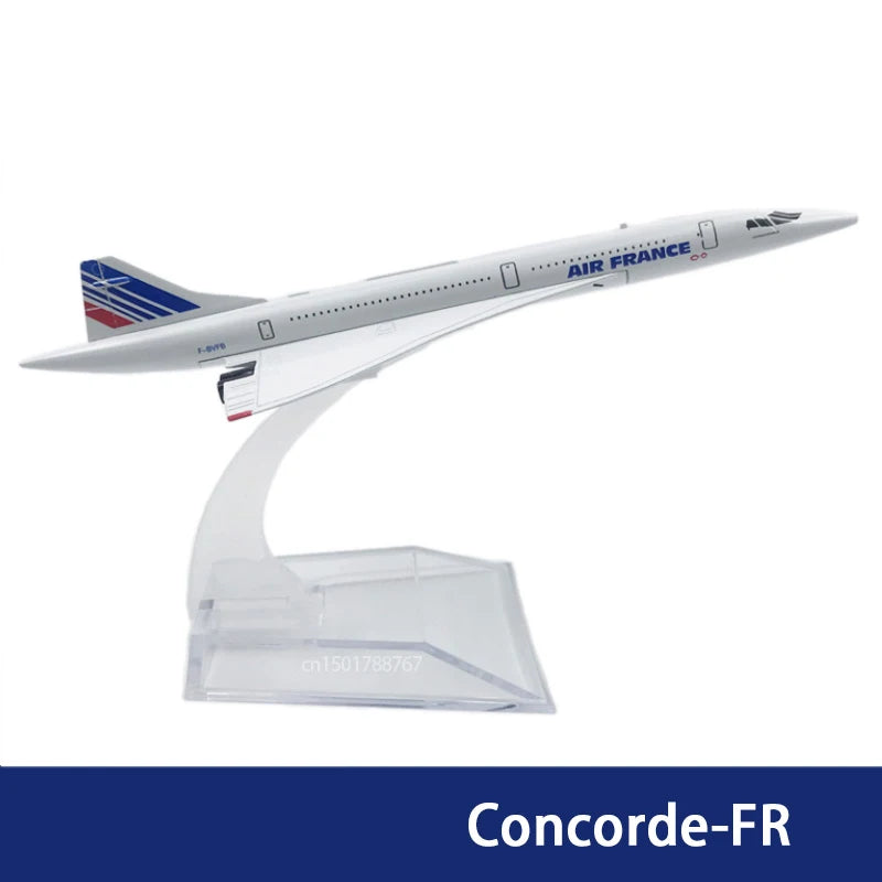 6Inch 15CM A380 A350 A330 A320 Concorde Diecast Airplane Model For Gift Collection