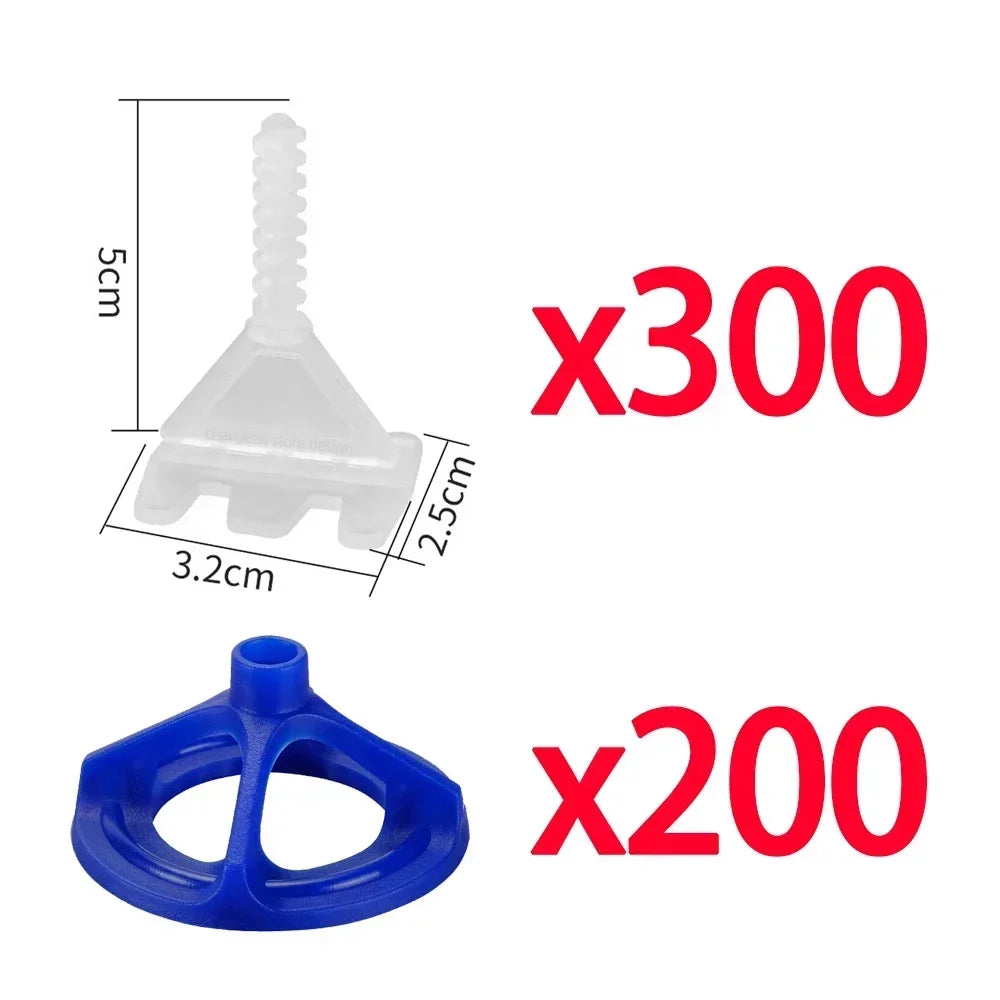 Spiral Tile Leveling System Clips Spacers Straps Wadge for Tile Laying Wall Floor Ceramic Fixing Construction Tools Building