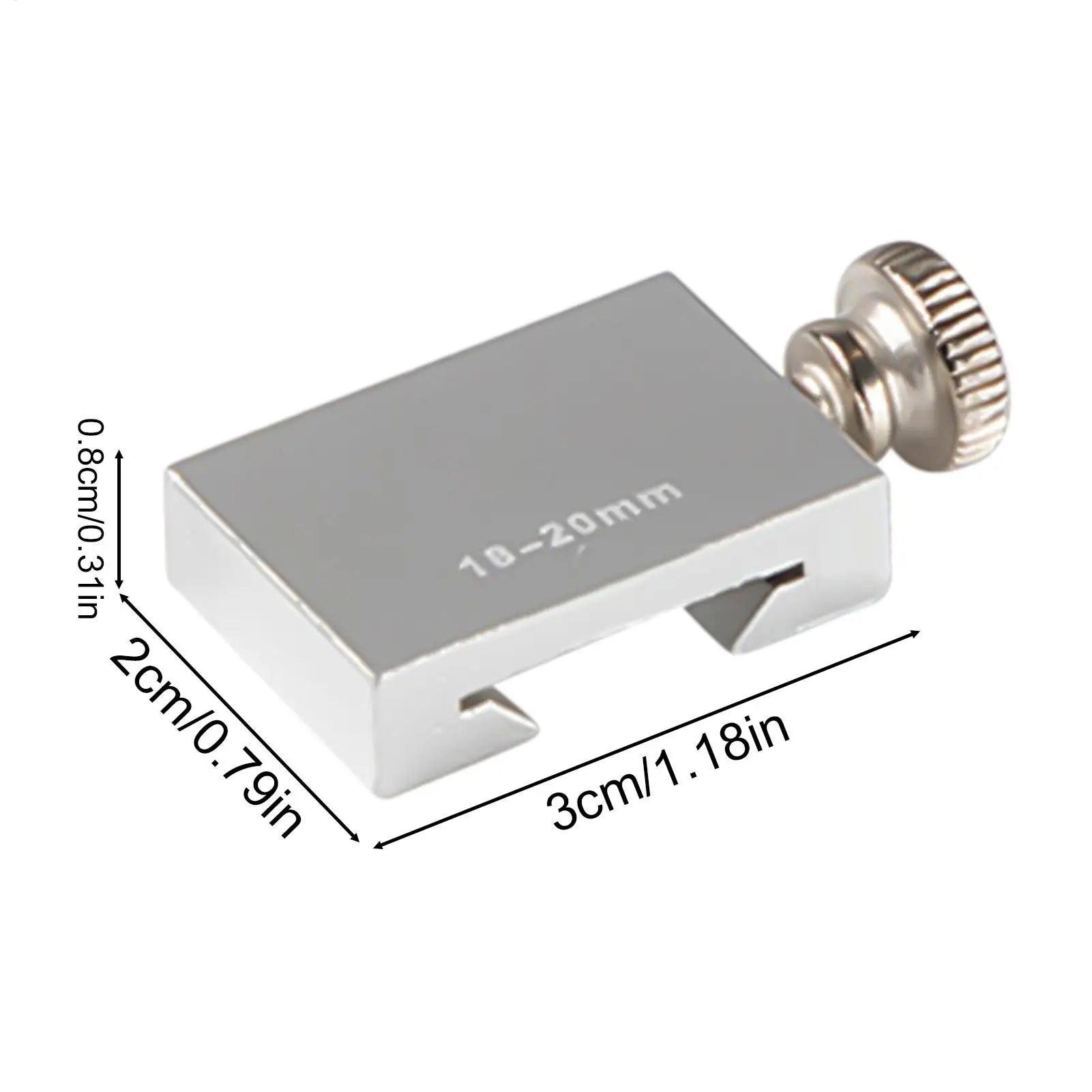 Ruler Positioning Block High Precision Aluminum Alloy Stopper Positioning Scriber Block for Carpentry Steel Ruler Measuring Home