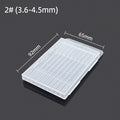 ※Plastic Twist Drill Empty Box Storage Box Toolbox Tool Accessories Woodworking Drill Bit 5/10 Hole Transparent Packaging Case