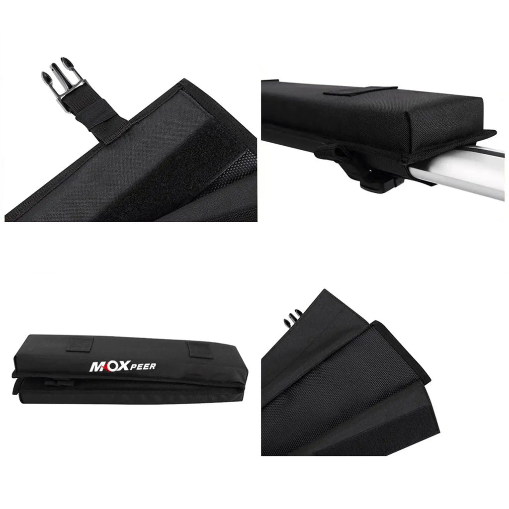 1 Set Car Soft Roof Rack Pads Set Universal Crossbar Pads Roof Crossbar Pads Automotive Accessories for Kayak Surfboard