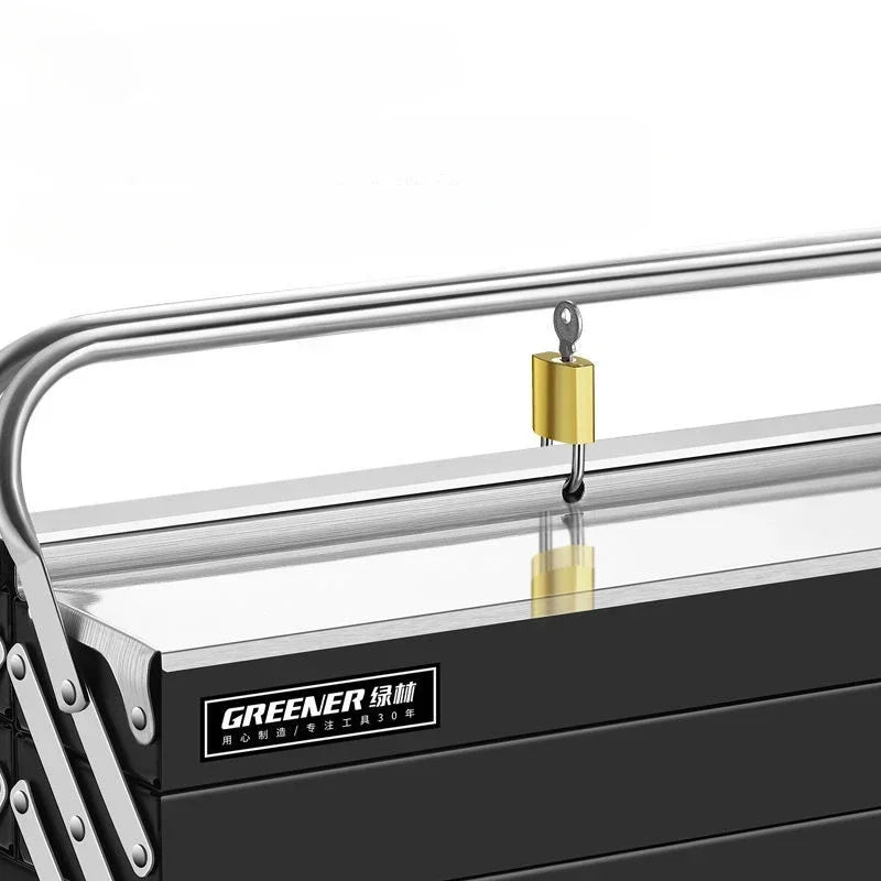 Car Mechanic Tools Organizer Box Electrician Storage Parts Tool Boxes Drawers Multifunctional Case Accessories Metal Briefcase
