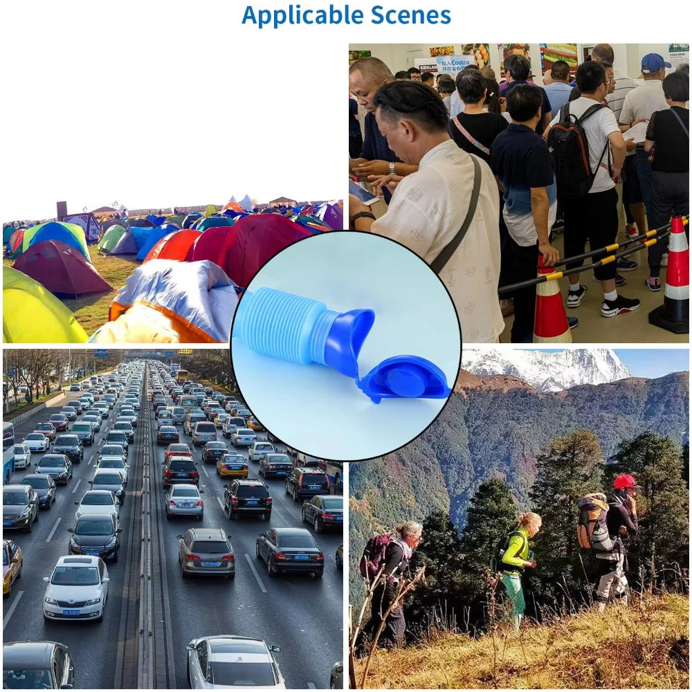 Outdoor portable car urinal telescopic squat free travel camping hiking emergency urinal outdoor emergency product